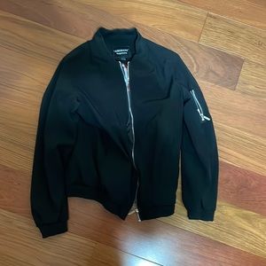 Sandbank Black Bomber Jacket New Condition